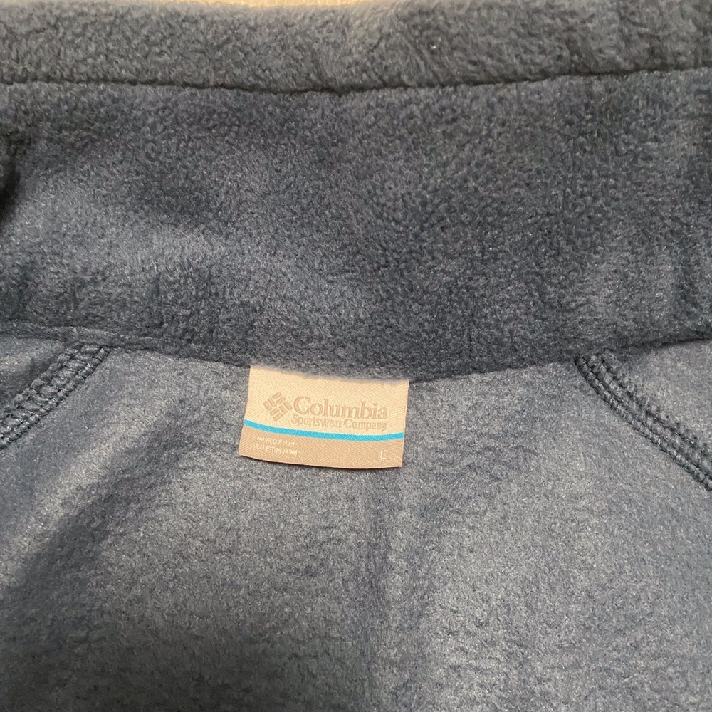 Navy Blue Columbia fleece jacket